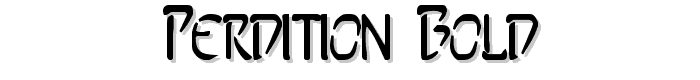 Perdition Bold font